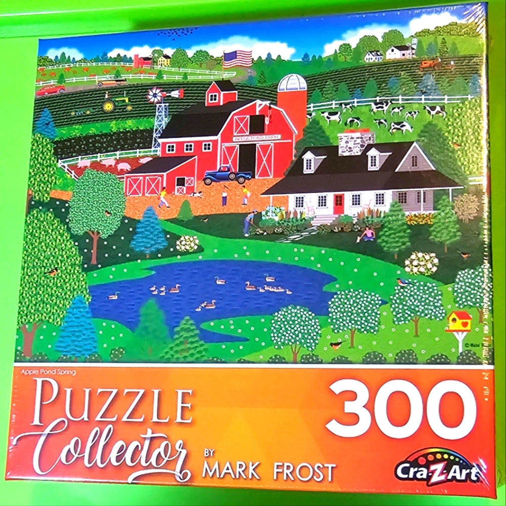 300 Puzzle collector by Mark Frost. Apple pond spring NEW IN BOX!!